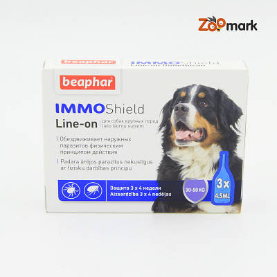 IMMO SHIELD Краплі від бліх та кліщів для собак для собак 30-60 кг