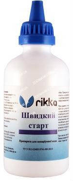 Швидкий старт для підготовки водопровідної води до акваріуму, Rikka 50 мл