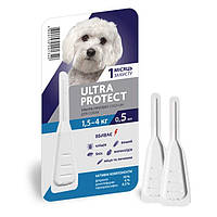 Капли Ultra Protect инсектоакарицидный препарат 1,5-4 кг