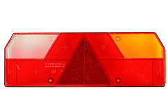 Скло ліхтаря UNIVERSAL заднє праве, жовтий поворотник