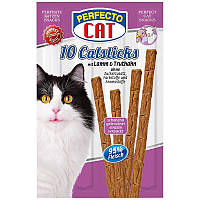 Палочки Perfecto Cat Catsticks индейкаягненок 10шт