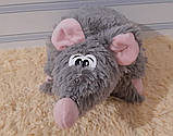 Плюшева подушка мишка-трансформер 42 см, фото 3