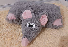 Плюшева подушка мишка-трансформер 42 см