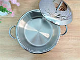 Сотейник із сталевою кришкою 5,6 л (28 х 10 см), (Туреччина), OMS 2006-28-5,6л - MegaLavka, фото 5