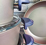 Набір посуду (Туреччина) OMS 3016-Green Violet зелений (хамелеон) - MegaLavka, фото 4