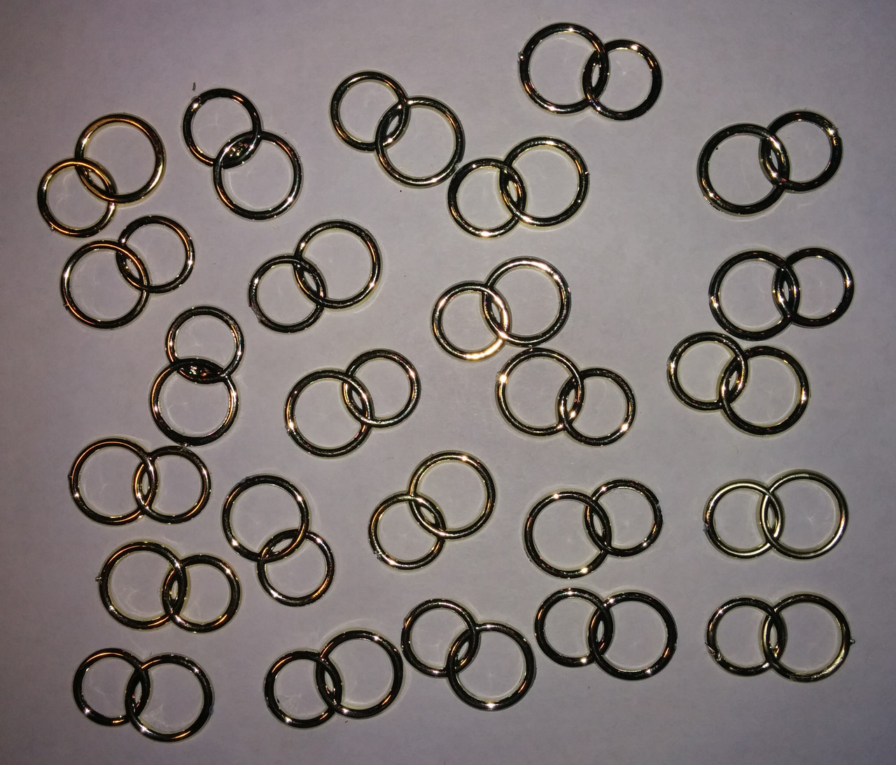 Кільця весільні ( 2,5 см, 25 шт.) арт HY14-142, фото 1