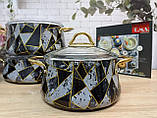 Набір посуду з гранітним покриттям із 7 предметів OMS 3053-Grey — MegaLavka, фото 6