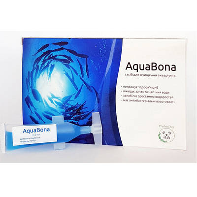 AquaBona засіб для очищення акваріумів 1 шт. на 5000 л акваріумної води