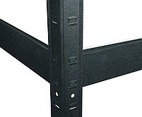200х100х60 Стелаж 5 полиць МДФ/ДСП 175 кг/полку БДК-14 поличний фарбований чорний білий під замовлення, фото 8