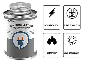 Рідка еластична ізоляція проводів, ізоляційна стрічка - чорна, 125мл