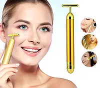 Ионный вибромассажер для лица Energy Beauty Bar REVOSKIN Gold