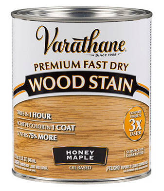 Морилка для дерева Varathane, колір медовий клен (honey maple), банку 0,946 л, фото 1