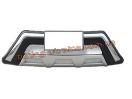 Накладка на бампер передня Hyundai Santa Fe IX45 2013+