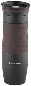 Термокружка Klausberg KB-7102 500мл. Чорно-Коричневаalleg Качество