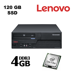 Lenovo m58 SFF / Intel Core2Duo e7500 (2 ядра по 2.9 GHz) / 4 GB DDR3 / Новий 120 GB SSD, фото 2