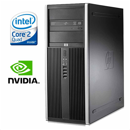 HP Compaq 8000 Elite MT / Intel® Core™2 Quad Q8200 (4 ядра по 2,33 GHz) / 4 GB ddr3 / 250 Gb / GeForce GTX550 Ti 1 GB DDR5 192 bit, фото 2