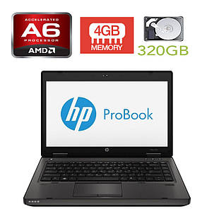 HP Compaq 6475B / 14' / AMD A6-4400M (2 ядра по 2.7-3.2GHz) / 4GB RAM / 320GB HDD / Radeon HD 7520G, фото 1