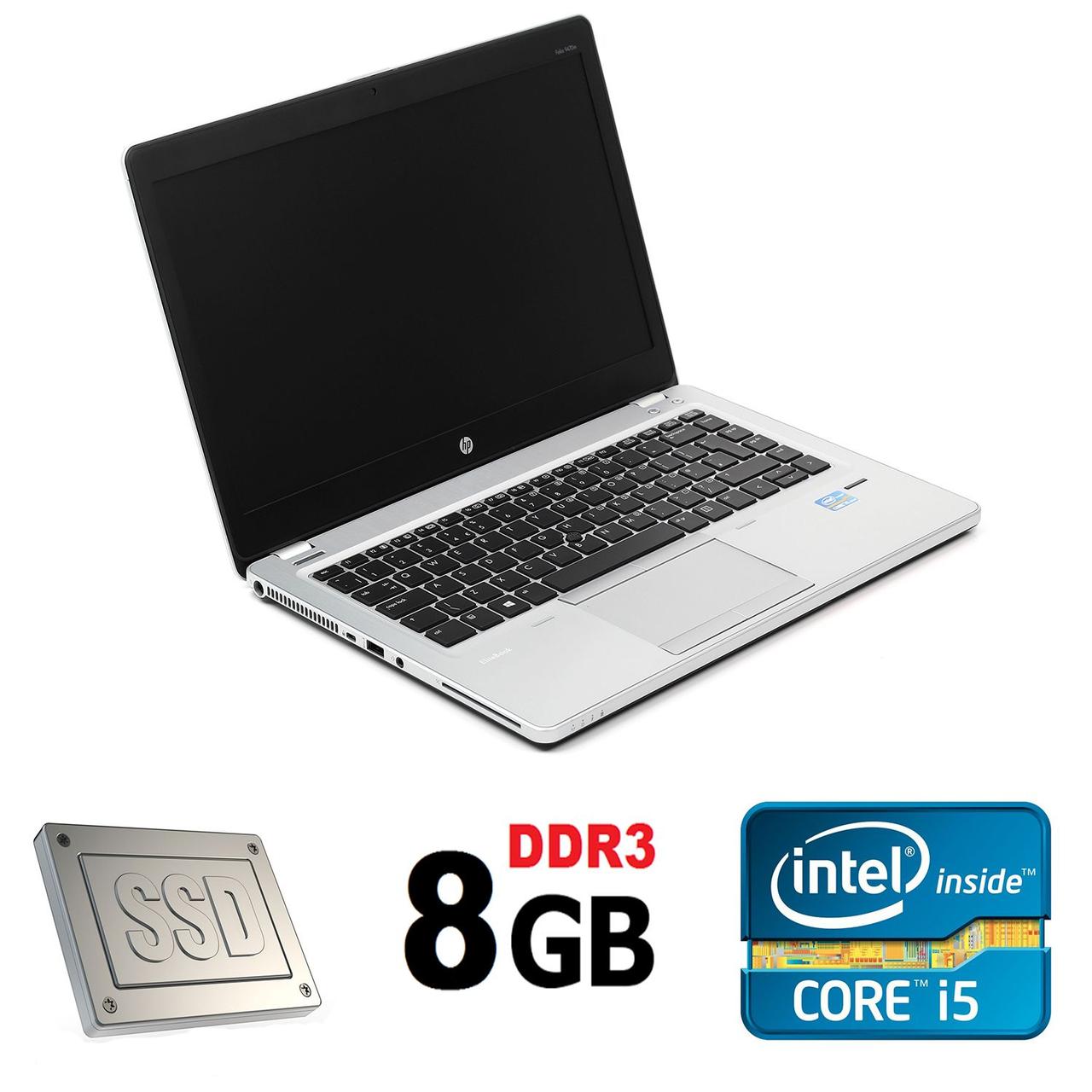 HP EliteBook Folio 9470m / 14.1" / Intel Core i5-3427U (2(4) ядра по 1.8-2.8GHz / 8GB DDR3 / 256GB SSD / Intel HD Graphics 4000