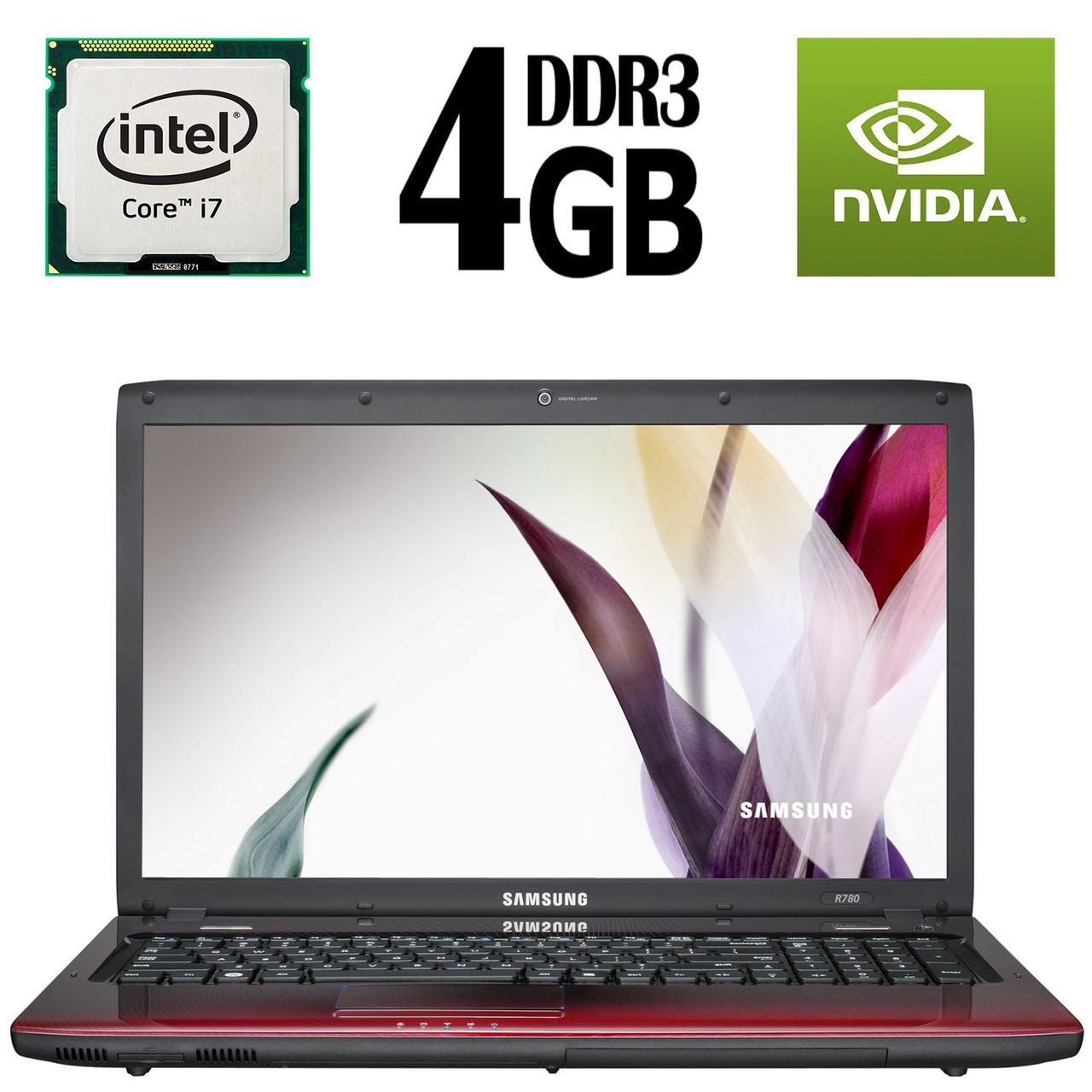 SAMSUNG R780 / 17.3' / Intel Core i7-620M ( 2(4) ядра по 2.66GHz) / 4 ...
