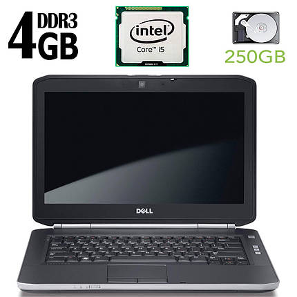 Dell latitude E5420 / 14' / Intel Core i5-2520M ( 2(4) ядра по 2.5 GHz) / 4GB RAM / 250GB HDD / Intel HD Graphics 3000 / web-camera / DVD-RW, фото 2
