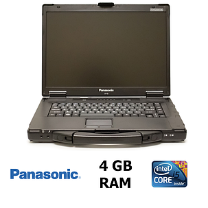 Захищений ноутбук Panasonic Toughbook CF-52 mk3 / 15.4" / Intel® Core™ i5-520M (2 (4) ядра з 2.4 - 2.93 GHz) / 4GB DDR3 / HDD 160GB, фото 2