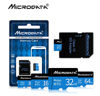 Карта памяти MicroData Micro SD 32GB + Adapter CLASS 10