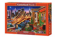 Пазлы 1000 элементов "Бруклинский мост света", C~104598 | Castorland