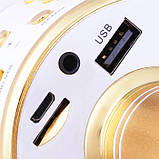 Мікрофон для караоке бездротовий ЗОЛАТИСНИЙ (GOLD) арт. 48340, фото 7
