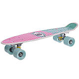 Скейт (піні борд) Penny board (колеса світяться) ГЛАЗ арт. 29707, фото 2
