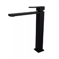 Чорний високий змішувач для накладної раковини Bugnatese Tetris 9117S