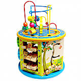 Розвивальна дерев'яна іграшка (бізіборд, пальчиковий лабіринт) арт. 39188, фото 3