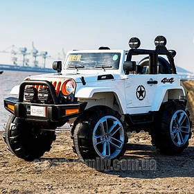 Дитячий електромобіль Jeep (2 мотори по 30W, MP3) ДЖИП Baby Tilly T-7833 EVA WHITE Білий