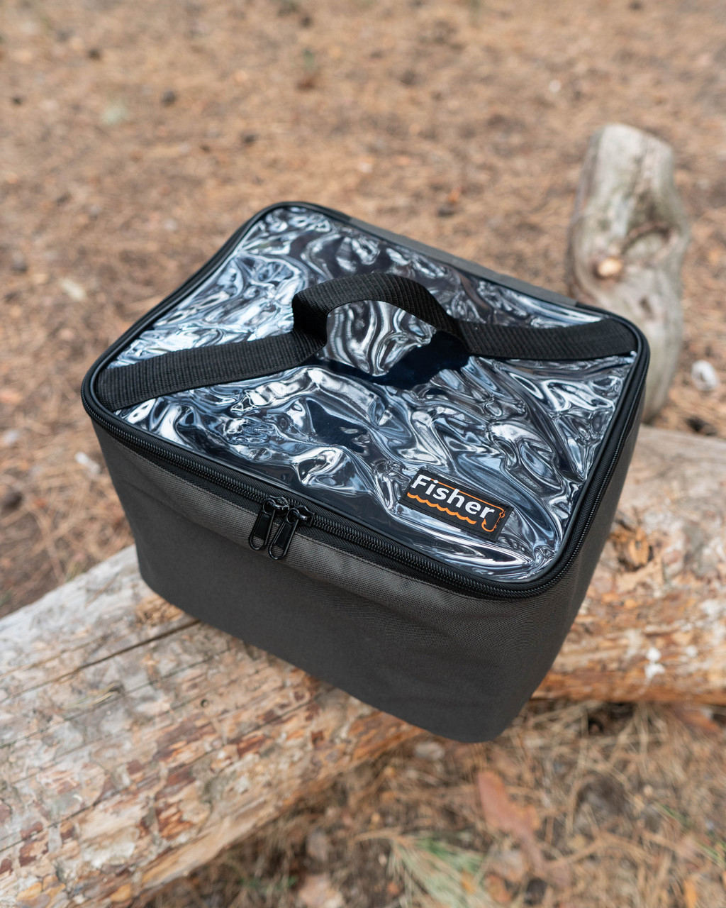 Органайзер з прозорою кришкою для снастей 15 л Fisher (30х25х20 см), фото 1