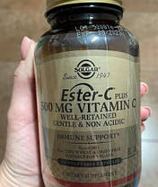 Вітамін С Solgar Ester-C plus 500 мг Vitamin C 250 капс, фото 2