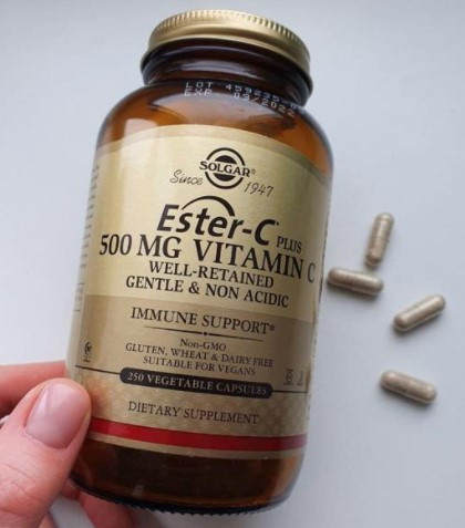 Естер С Solgar Ester-C plus 500 mg Vitamin C 250 капсул