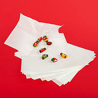 Крафт бумага в листах жиростойкая для бутербродов белая, бумажные сеты для ресторанов 200*250 мм, уп 1000 шт