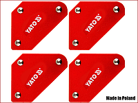 Набор магнитных держателей для сварочных работ 4 шт.Yato YT-08677