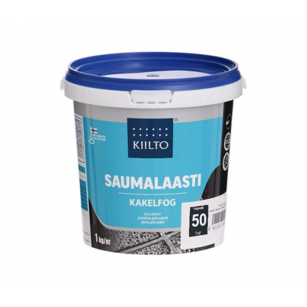 Фуга для швів Kiilto №50 Чорний 1кг