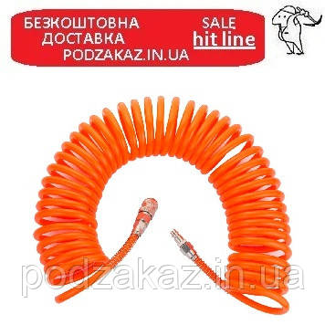 Шланг спіральний поліетиленовий (РЕ) 10м 6.5×10мм GRAD (7011375)