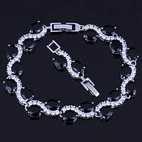 Жіночий браслет із сапфіром і топазом біжутерія