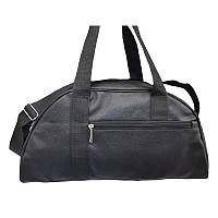 Спортивна Сумка жіноча чорна з плечовим ременем 076C