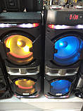 Комплект потужної парної акустики Leisound Proaudio 450 W (USB/FM/Bluetooth) + 2 радіомікрофони Djпульт, фото 7