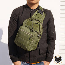 Тактична сумка однолямка репліка EDC SLING olive