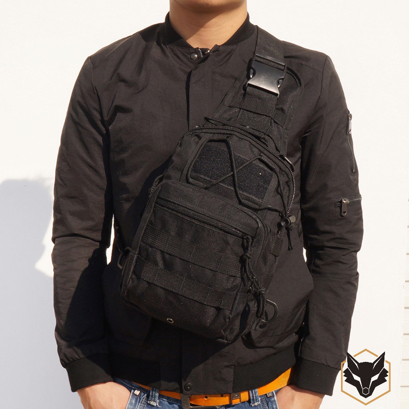 Тактична сумка однолямка репліка EDC SLING чорна