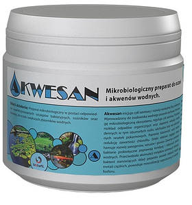 Біопрепарат для очищення ставків, озер, водойм, засіб для очищення водойм AKWESAN, 500 г - Biobakt