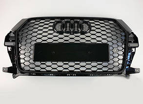 Решітка радіатора Audi Q3 2015-2018 у стилі RSQ3 (All Black)