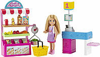 Игровой набор Кукла Барби Челси Я могу быть Киоск с закусками Barbie Chelsea Can Be Snack Stand Playset GTN67