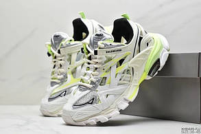 Eur36-46 Balenciaga Track 2 White and Fluo Yellow чоловічі жіночі кросівки Баленсіага Трек