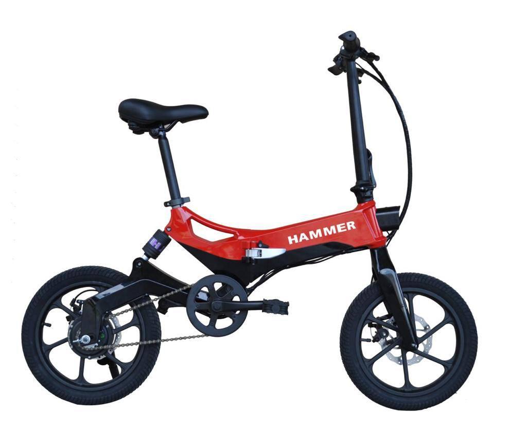 Электровелосипед HAMMER EB-7 RED - фото 1 - id-p1467405562