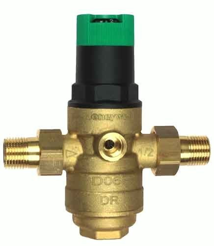 Регулятор тиску D06F-1 1/2B на гарячу воду з вбудованим фільтром Honeywell (Німеччина)